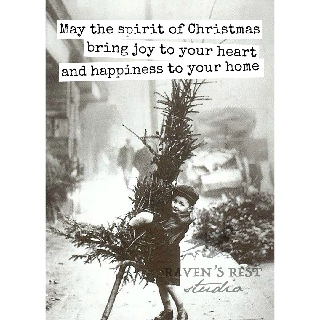 Raven's Rest Studio, Holiday Vintage Edgy Greeting Cards