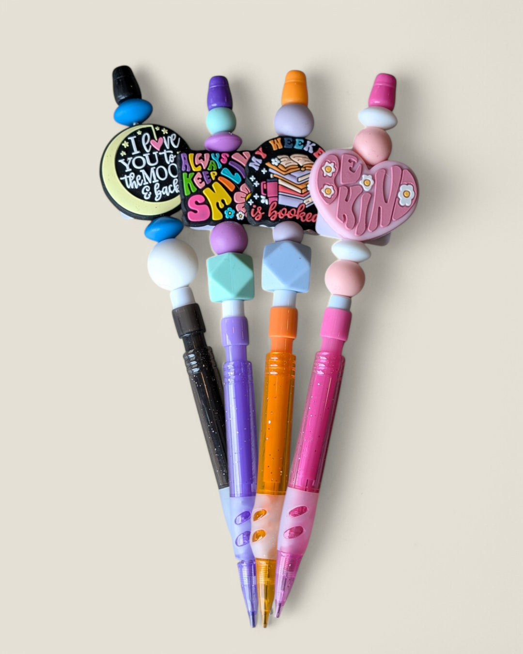 Silicone Bead Click Pencils