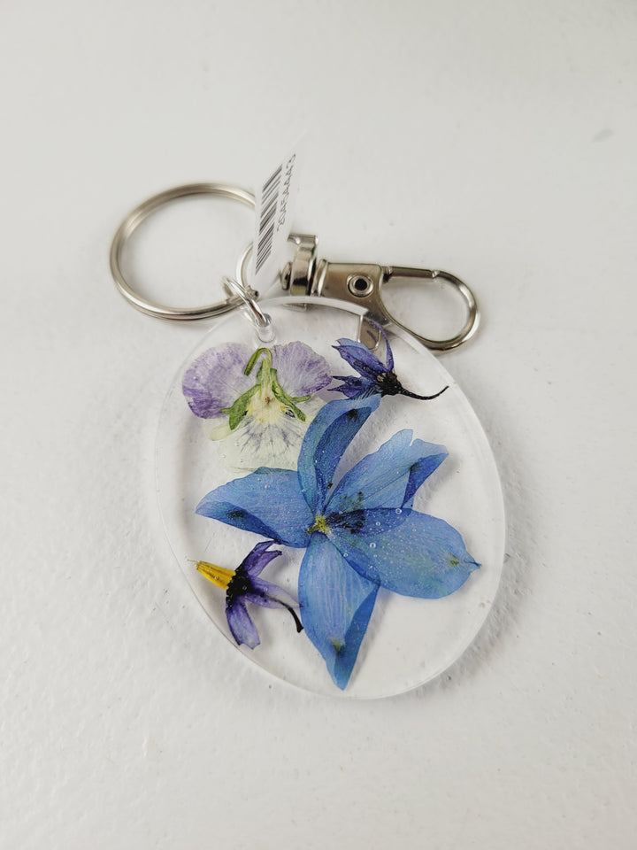 Little Pretty Designs, Floral Resin Keychains