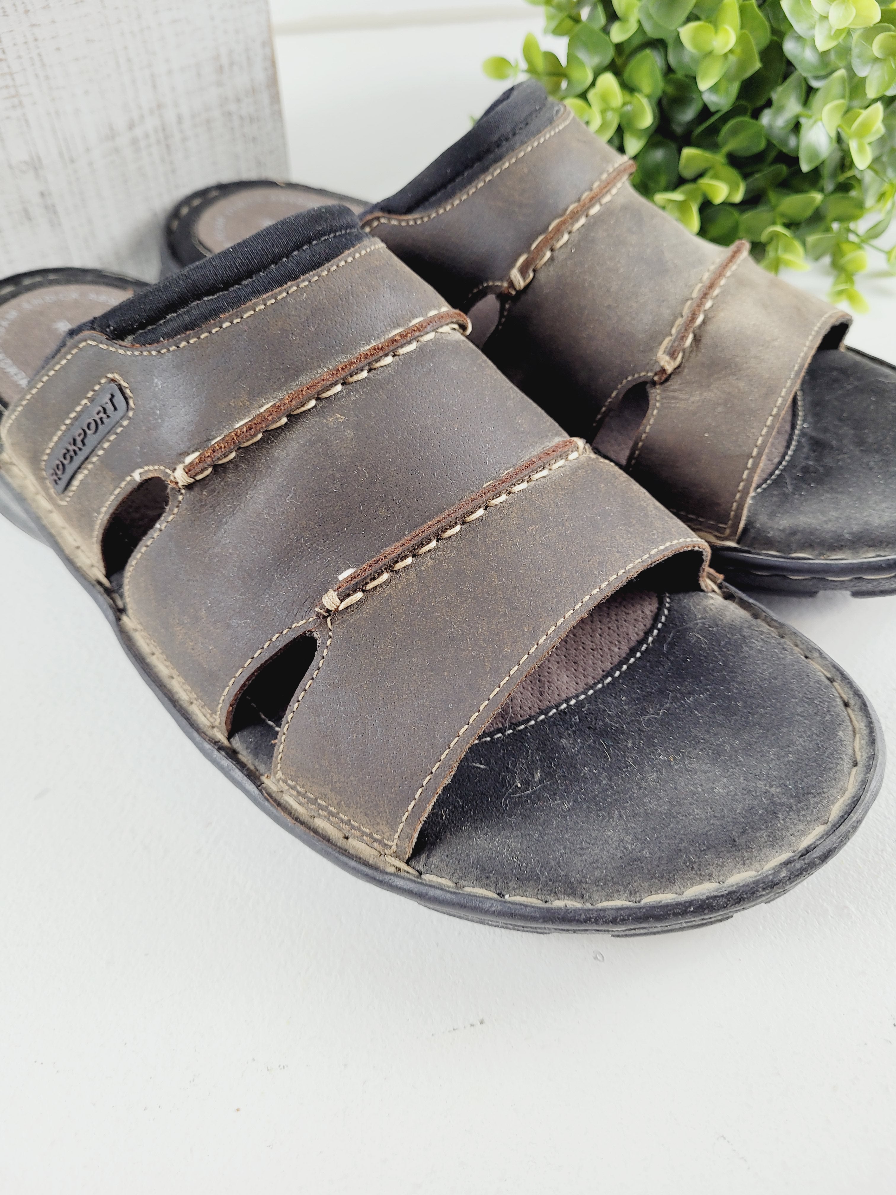 ROCKPORT LEATHER SANDALS MENS SIZE 11.5 VGUC EUC Betty s Marketplace