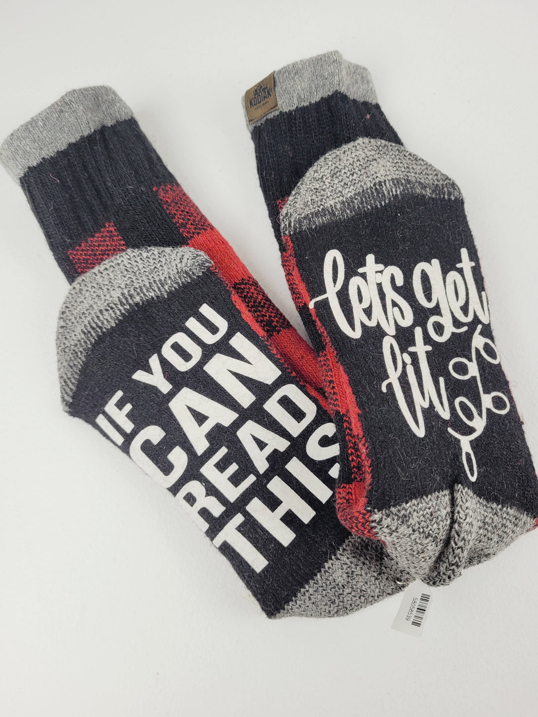 Lindsay's Creations, Holiday "If You Can Read This.." Socks