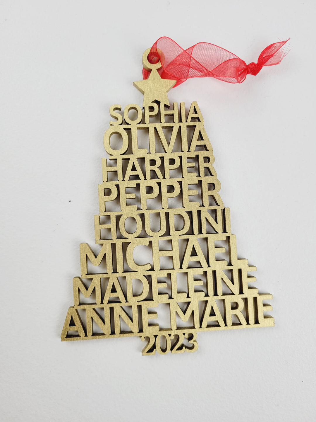 Rough Cut Dezigns, Custom Personalized Wood Ornaments