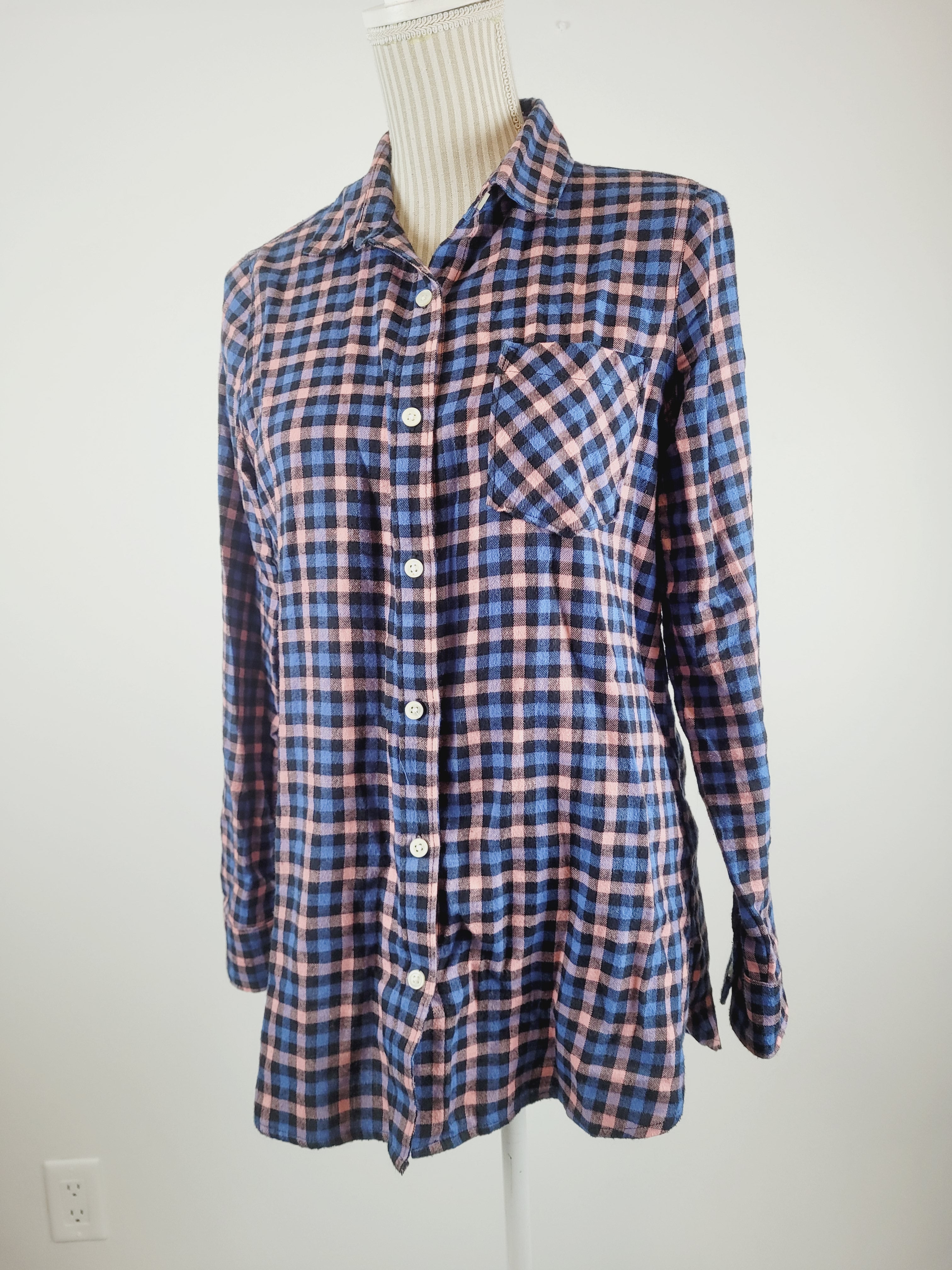 OLD NAVY PLAID TUNIC SHIRT LADIES SMALL VGUC – Betty's Marketplace