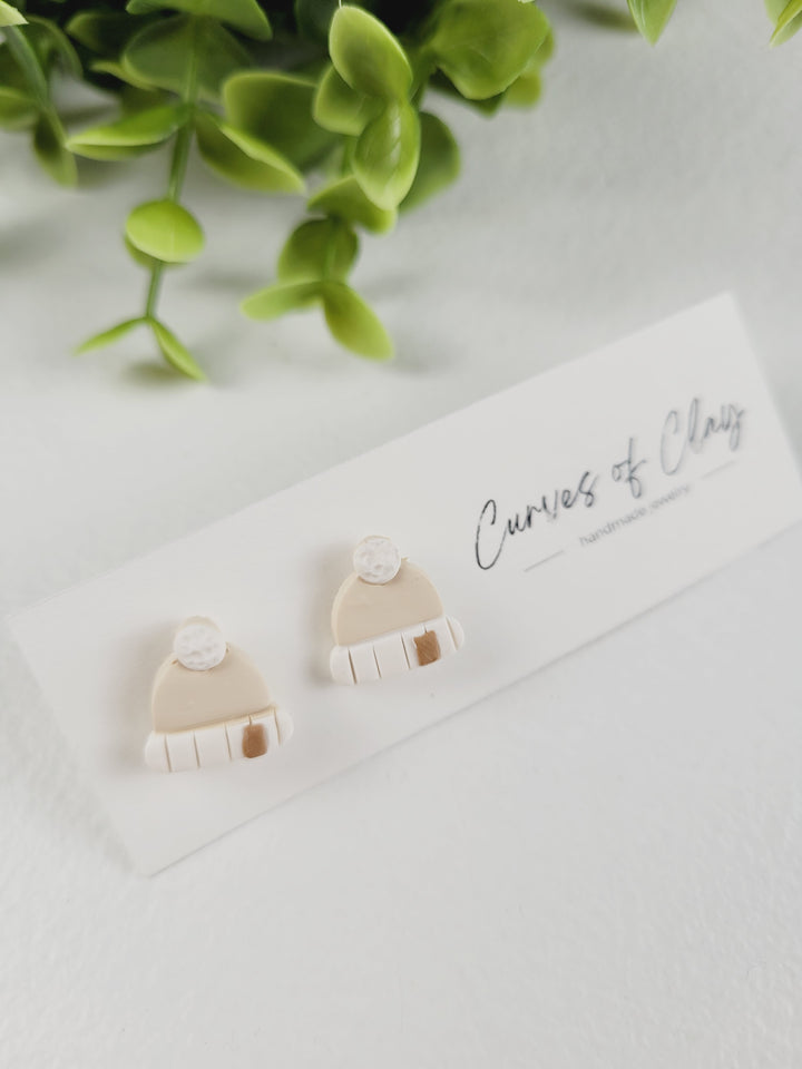 Curves of Clay, Holiday Stud Earrings