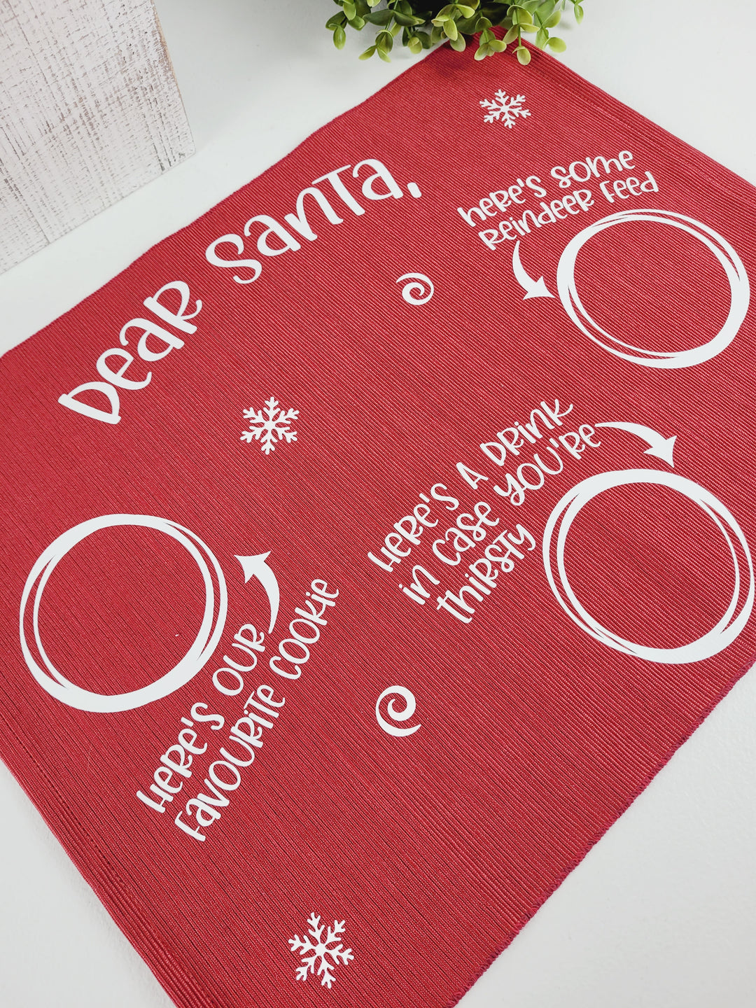 Liz's Custom Creation, Dear Santa Placemats