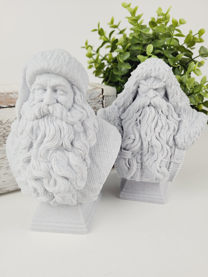 AB3D, 3D Printed Holiday Figure Decor Busts