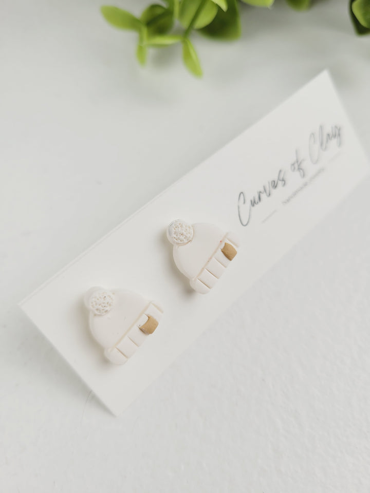 Curves of Clay, Holiday Stud Earrings