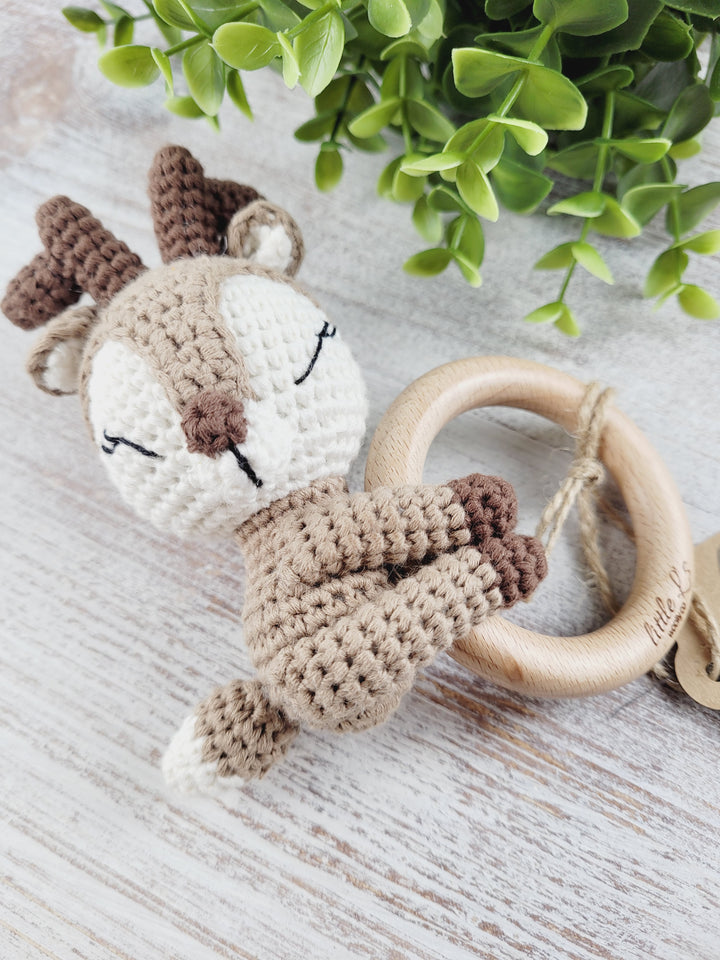 Little L's Woolly Co. Crochet & Wooden Rattles