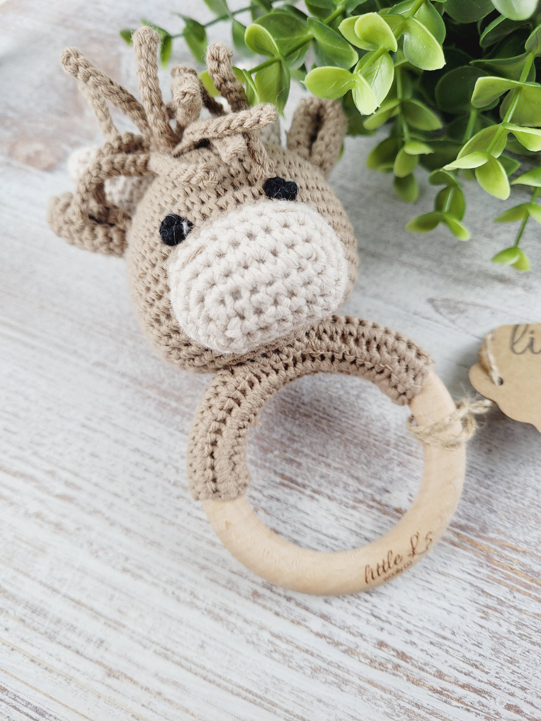 Little L's Woolly Co. Crochet & Wooden Rattles