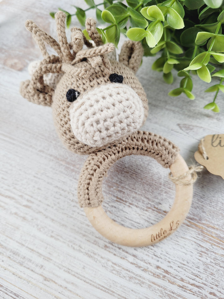 Little L's Woolly Co. Crochet & Wooden Rattles