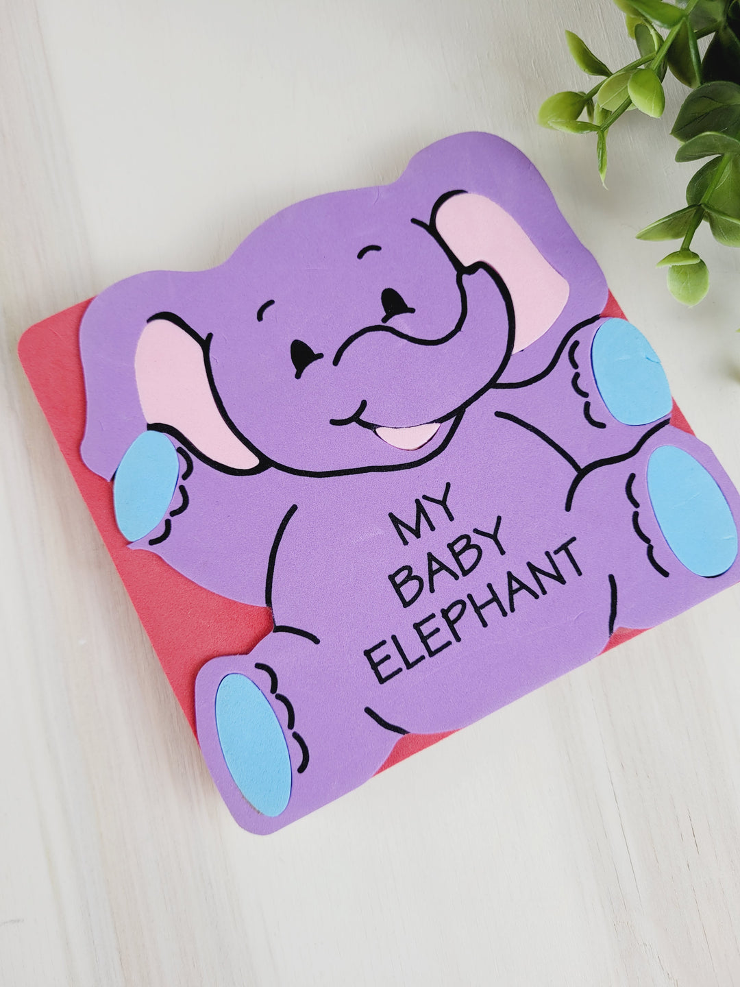 MY BABY ELEPHANT BOARD & FOAM BOOK PRE-LOVED