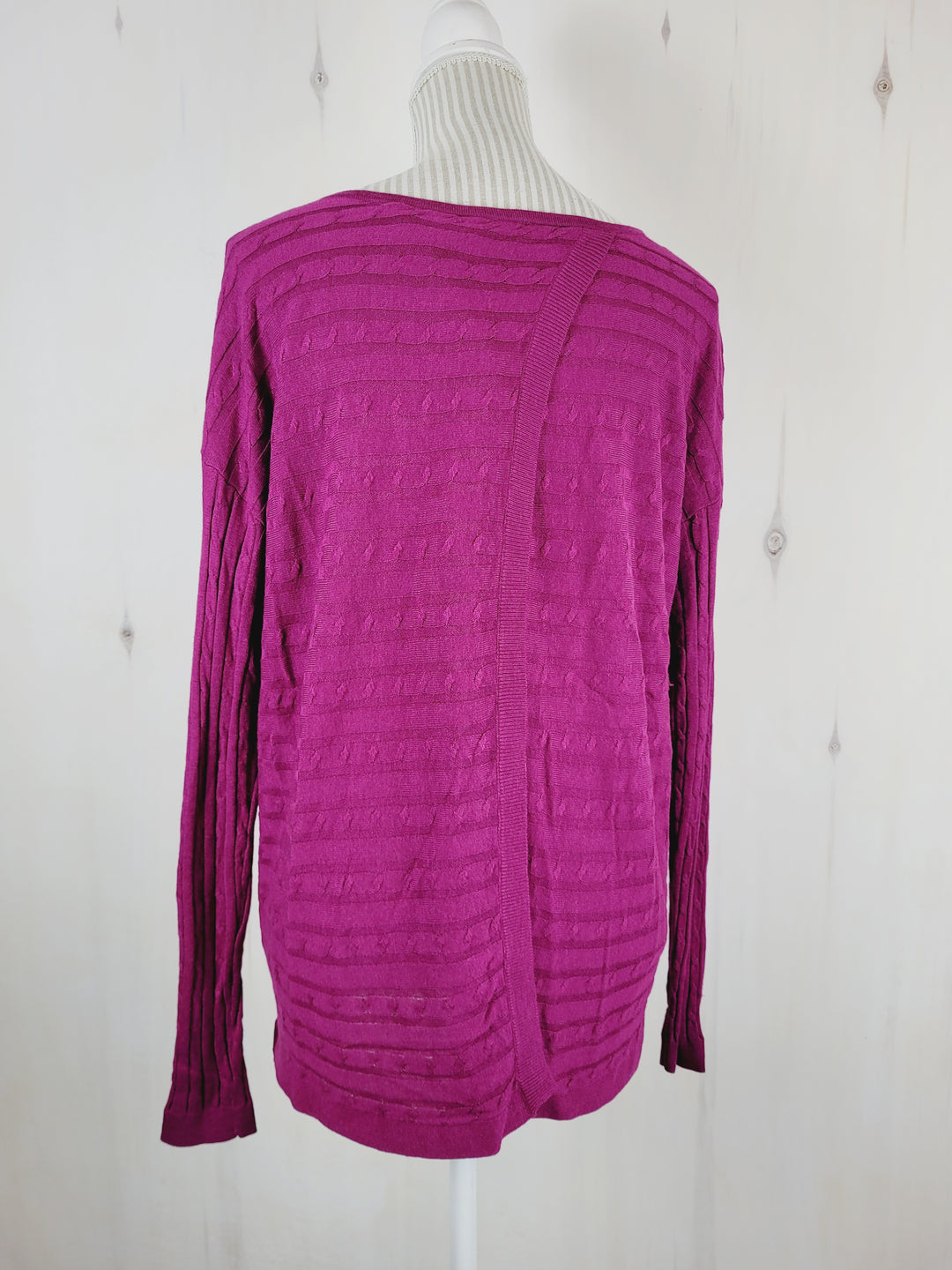 REITMANS PURPLE OPEN BACK TOP LADIES LARGE PRE-LOVED