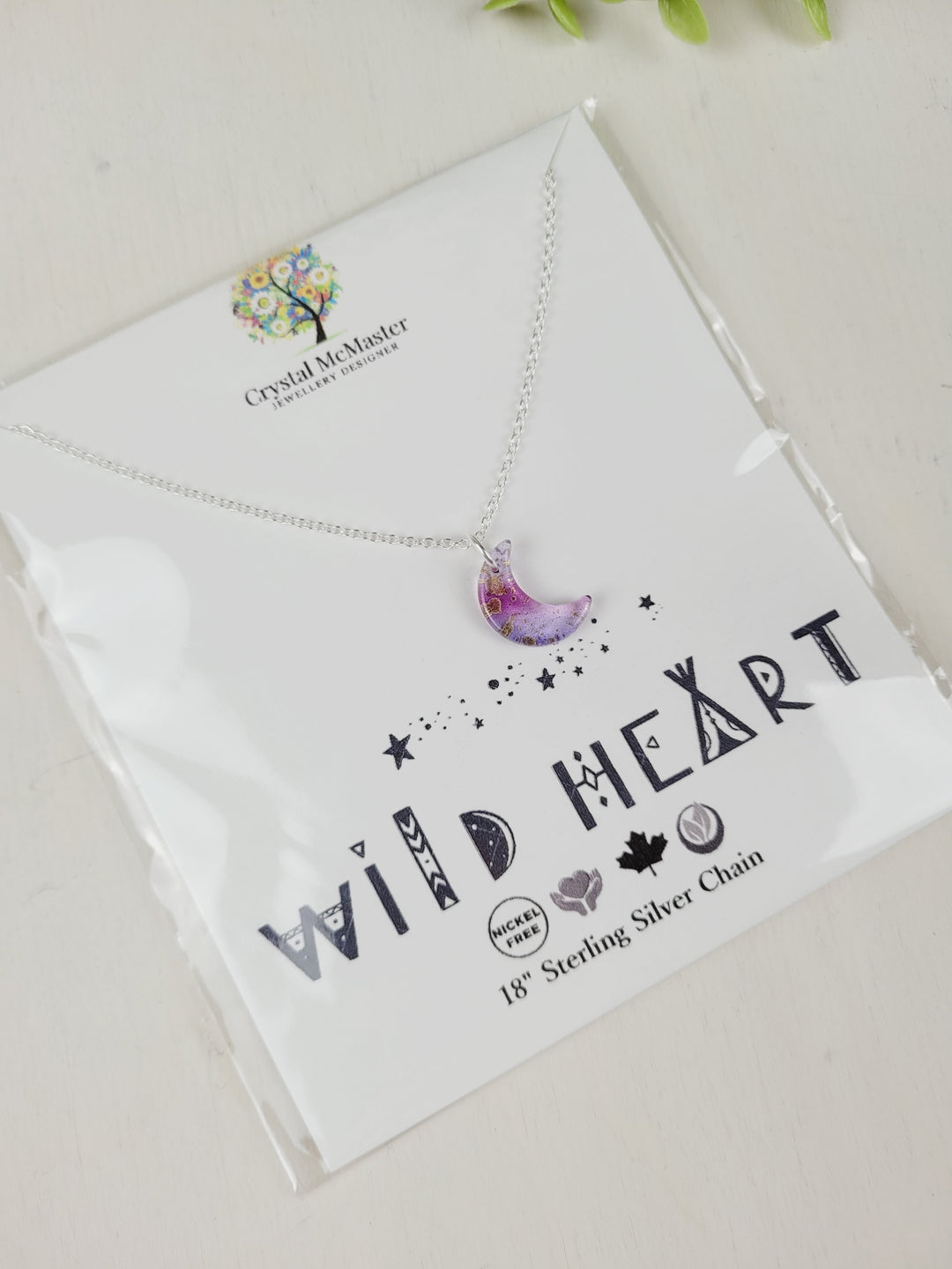 Crystal McMaster Jewellery, Sterling Silver Necklaces- Wild Heart Collection