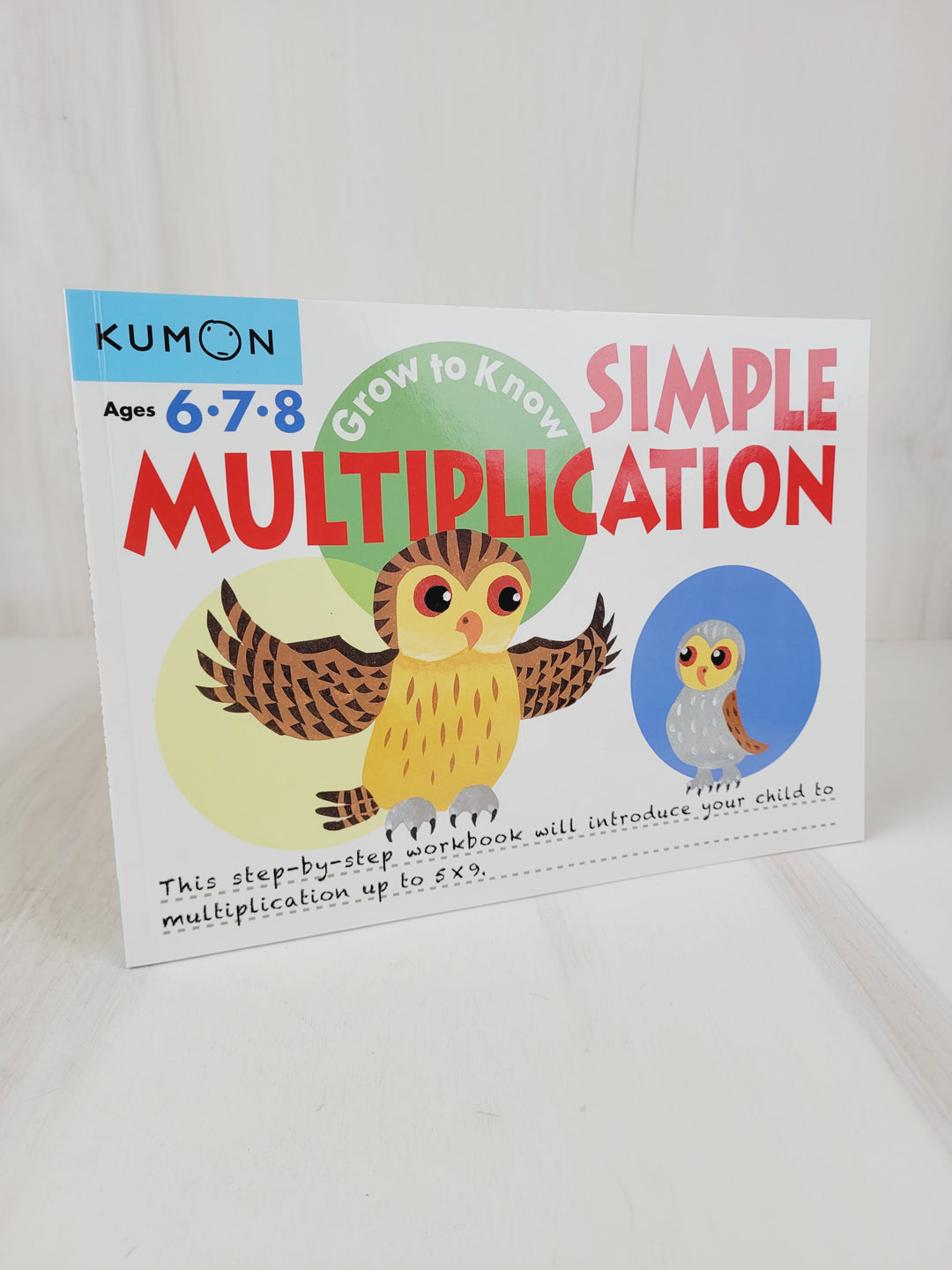 KUMON AGE 6/7/8 SIMPLE MULTIPLCATION WORKBOOK PRE-LOVED