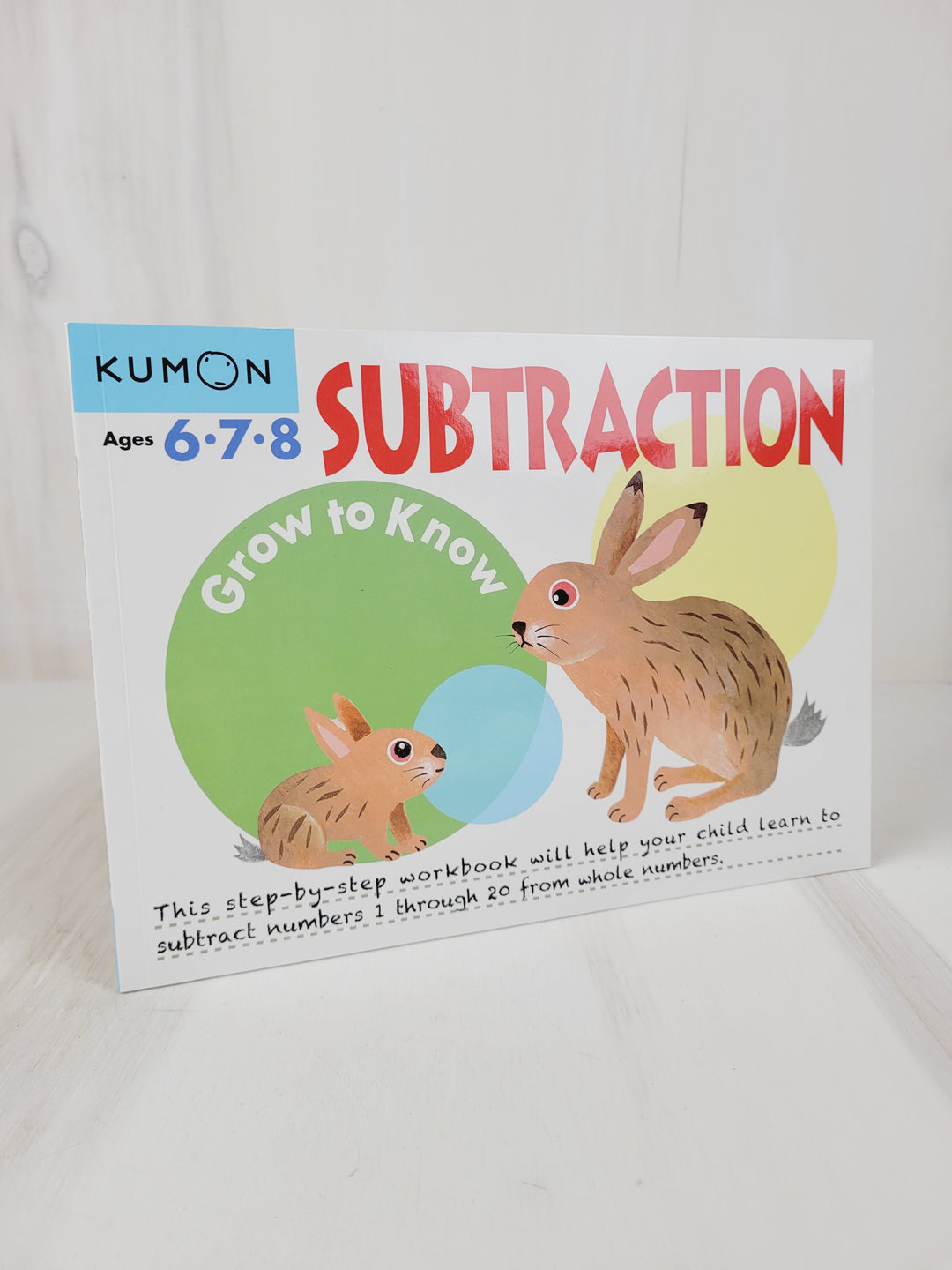 KUMON AGE 6/7/8 SIMPLE SUBTRACTION WORKBOOK PRE-LOVED