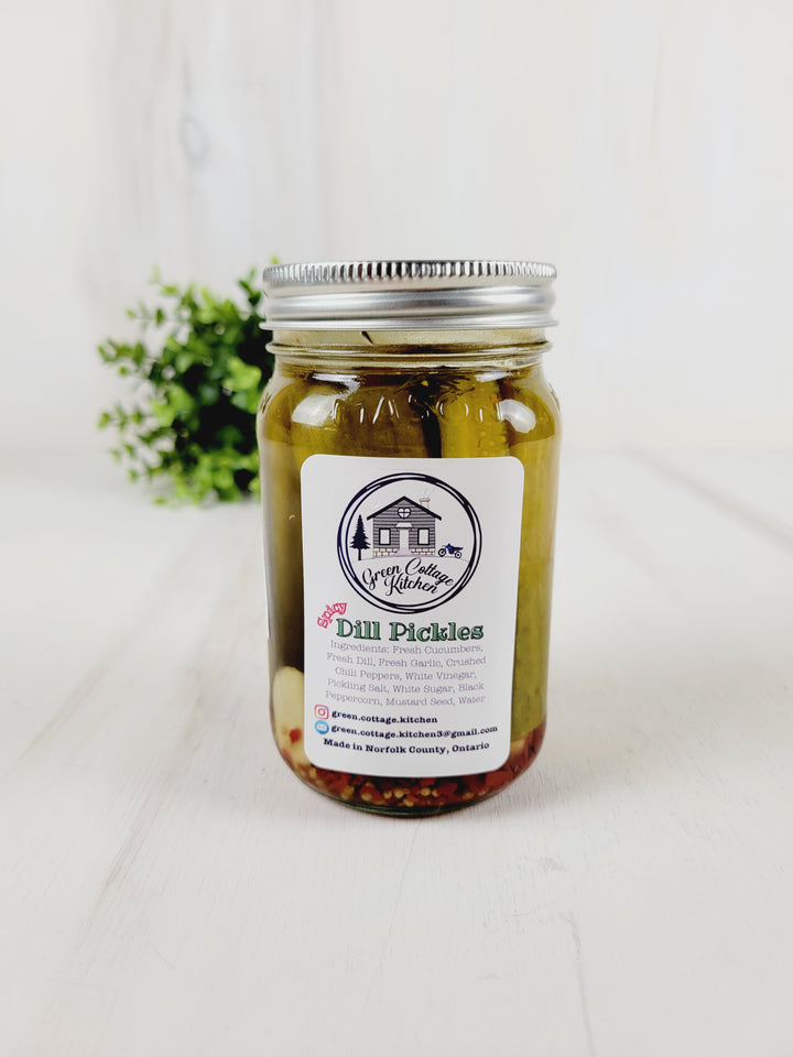 Green Cottage Kitchen, Dill Pickles (Regular, Spicy or Extra Garlic)