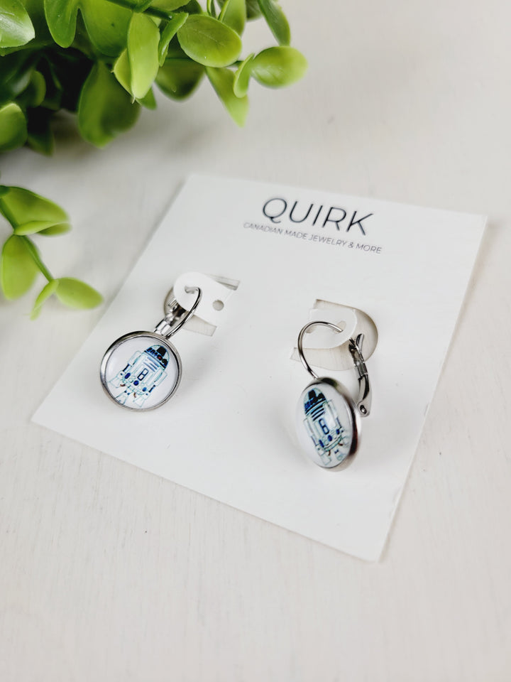 Quirk Handmade Jewelry, Cabochon Dangle Earrings