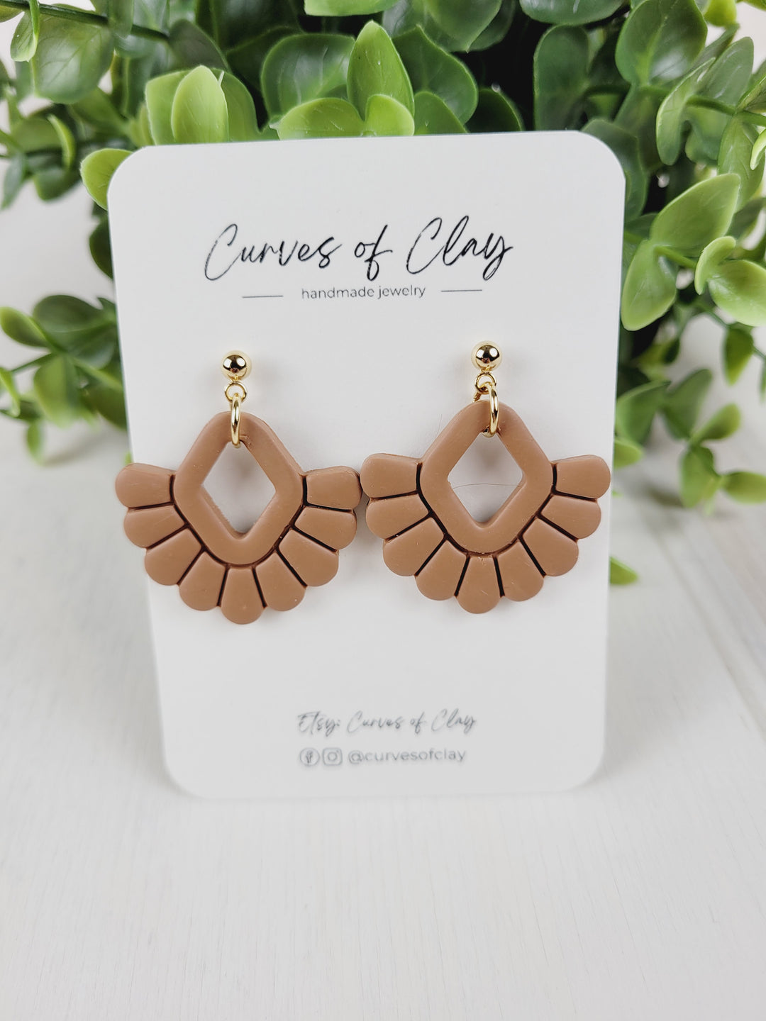 Curves of Clay, Everyday Dangle Earrings