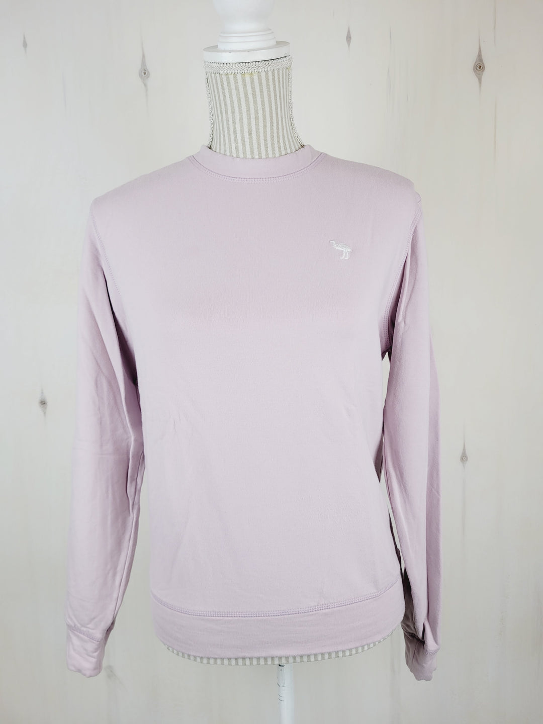 OS & OAKES PALE PINK SOFT BAMBOO CREWNECK LADIES XS PRE-LOVED