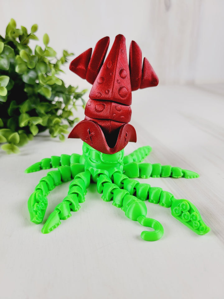 AB3D, 3D Printed Articulating Water Creature Toys