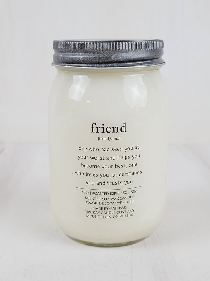 Mackay Candle Company, Definition Candles - Friend