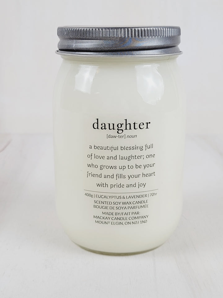 Mackay Candle Company, Definition Candles - Daughter