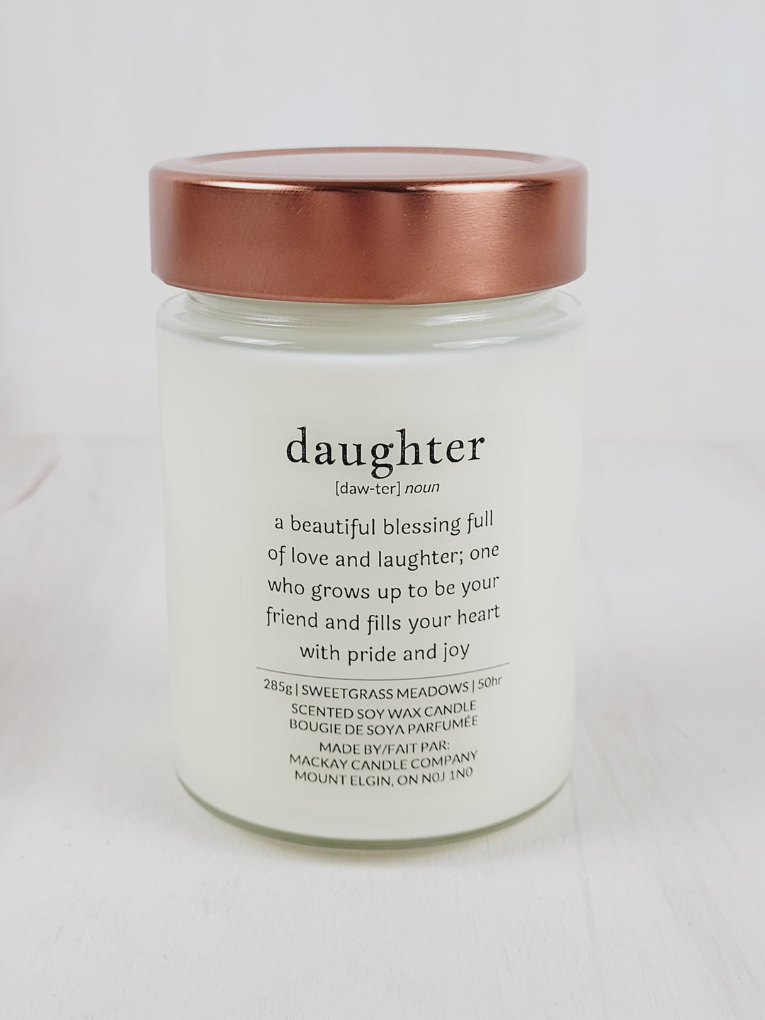 Mackay Candle Company, Definition Candles - Daughter