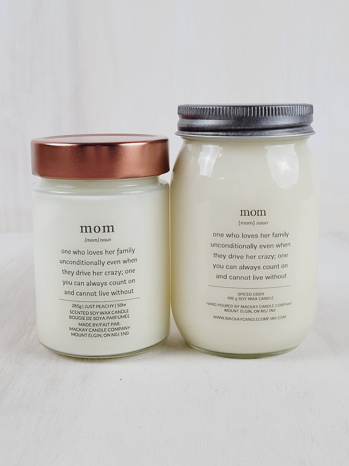 Mackay Candle Company, Definition Candles - Mom