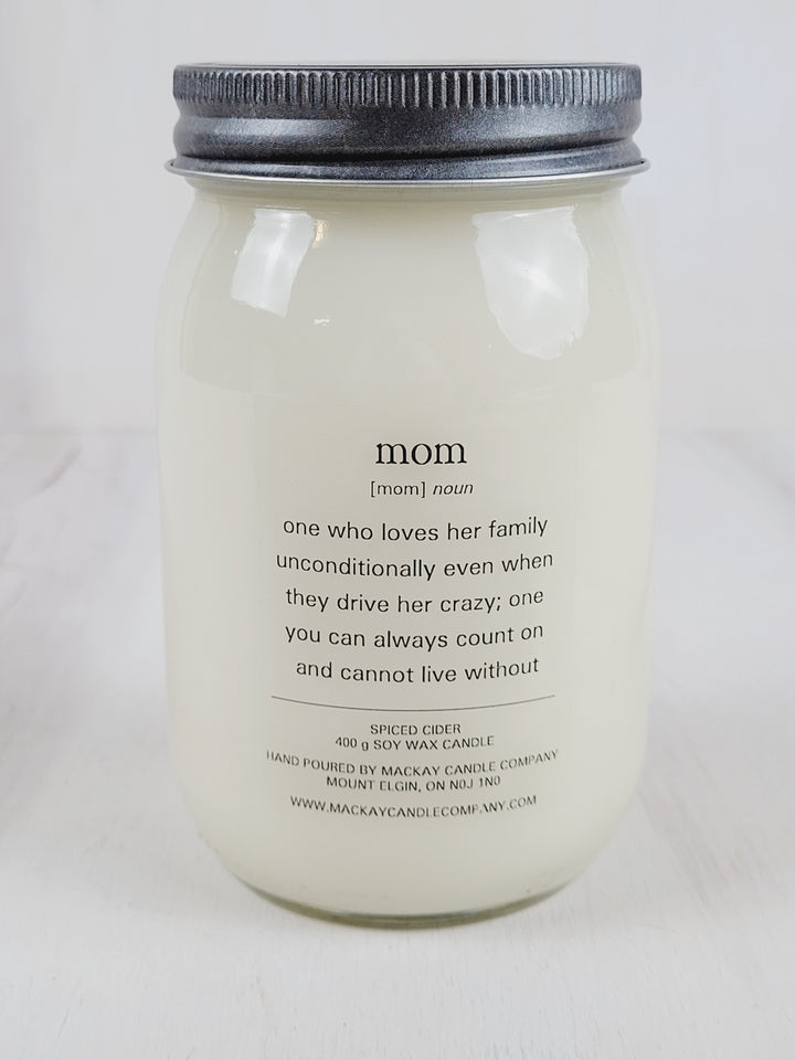 Mackay Candle Company, Definition Candles - Mom