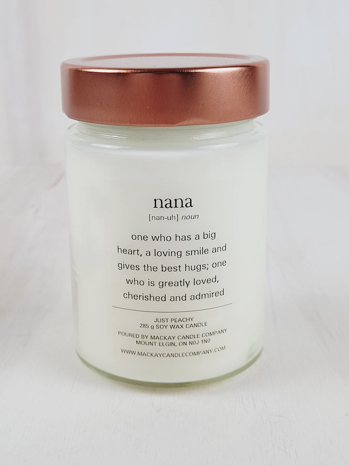 Mackay Candle Company, Definition Candles - Nana