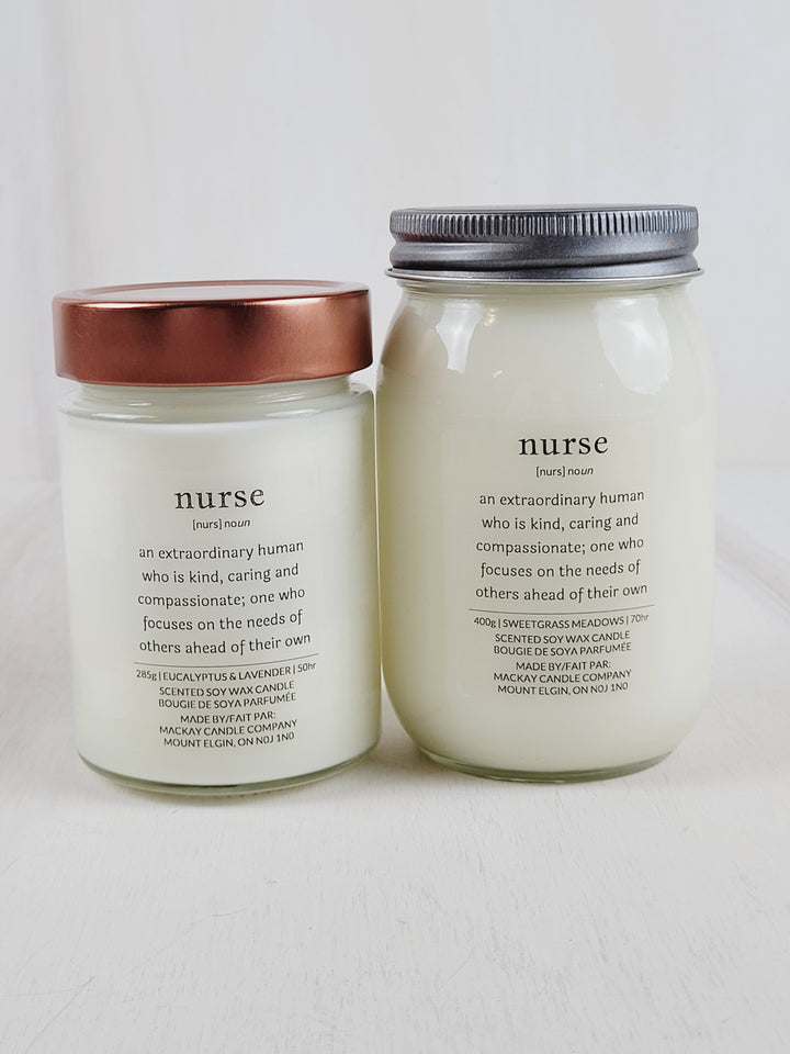 Mackay Candle Company, Definition Candles - Nurse