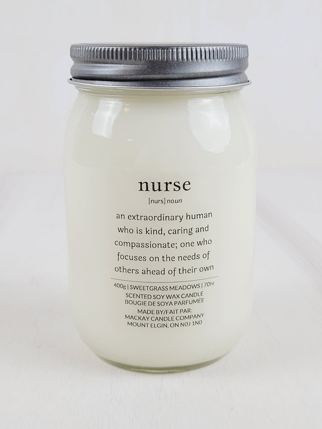 Mackay Candle Company, Definition Candles - Nurse