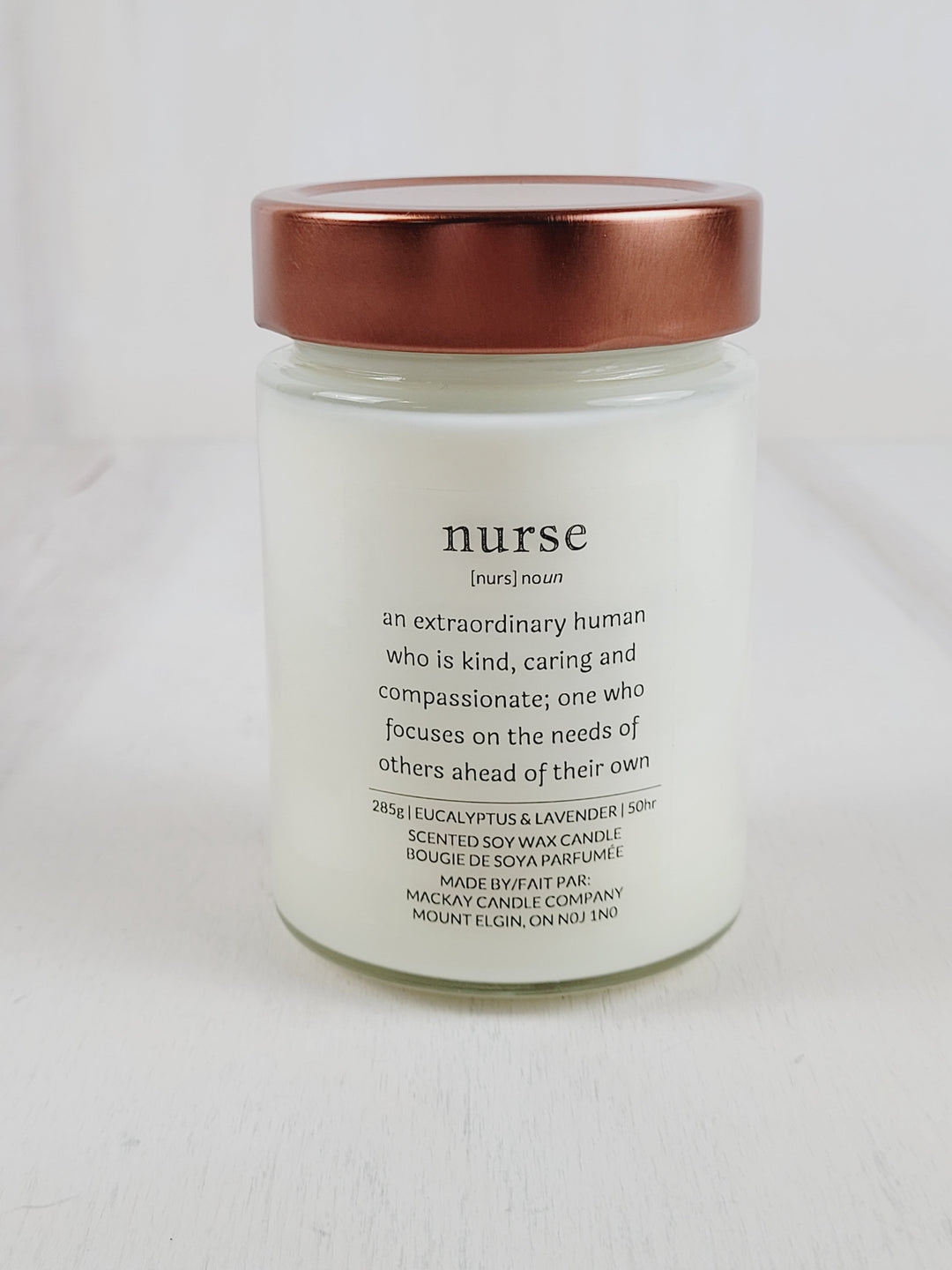 Mackay Candle Company, Definition Candles - Nurse