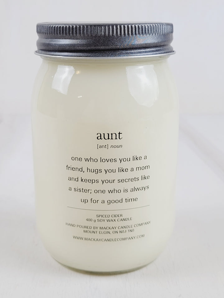 Mackay Candle Company, Definition Candles - Aunt