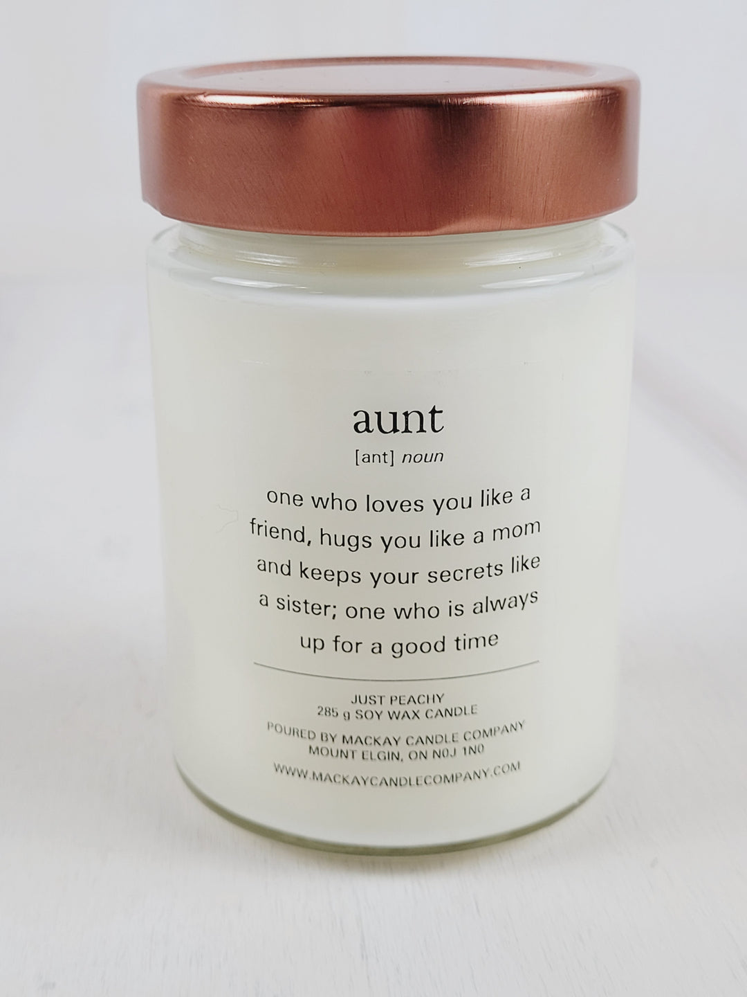 Mackay Candle Company, Definition Candles - Aunt