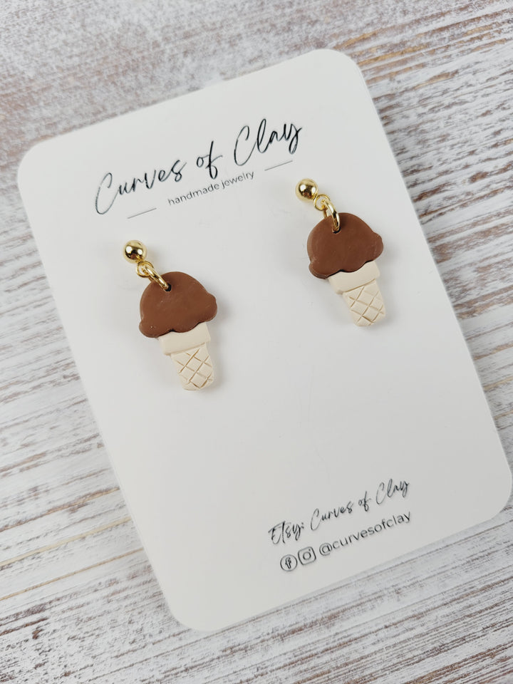 Curves of Clay, Everyday Dangle Earrings