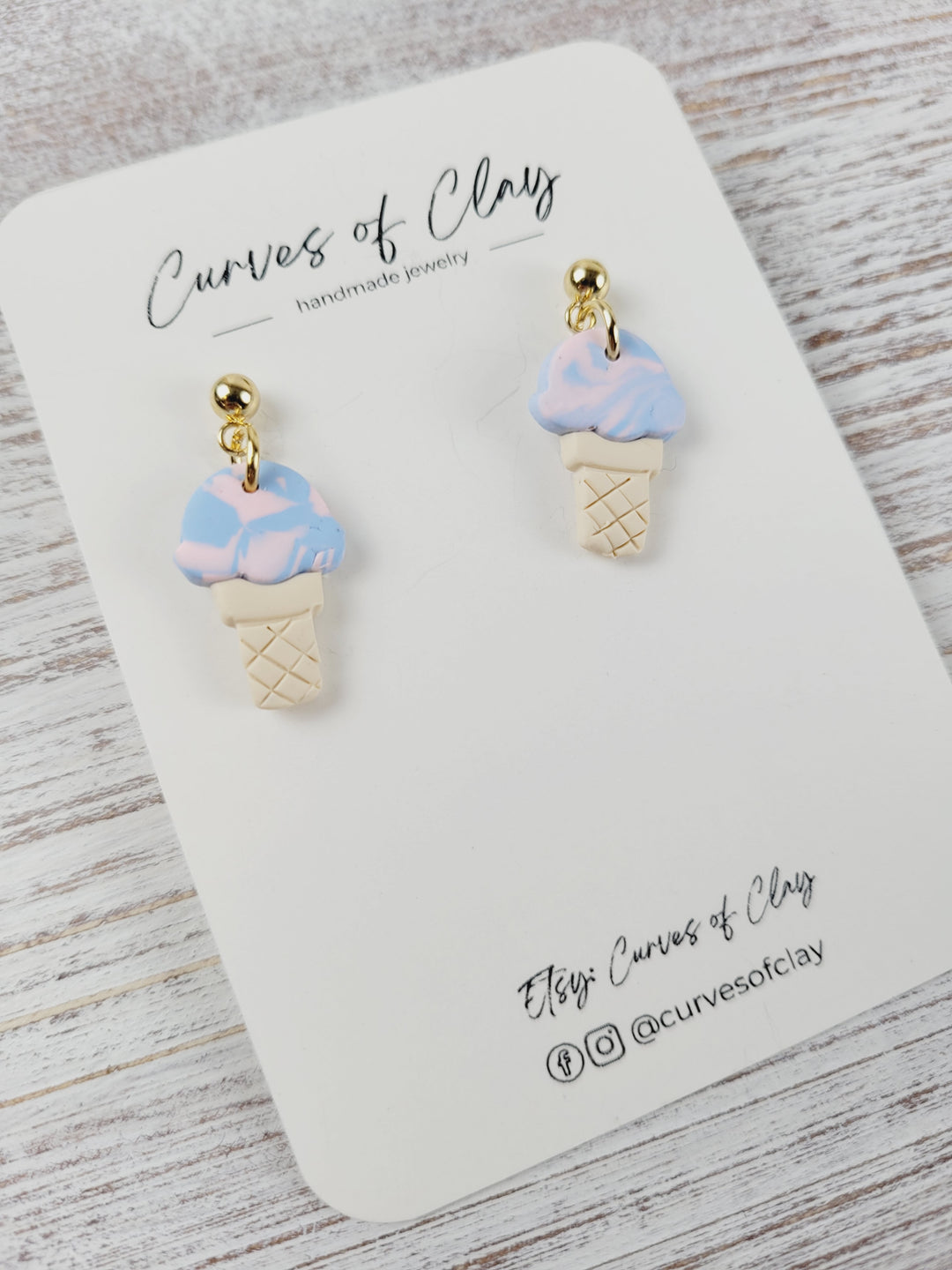 Curves of Clay, Everyday Dangle Earrings