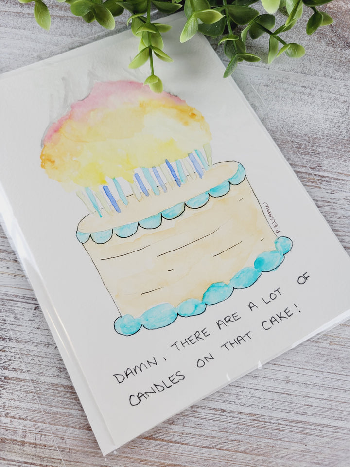 Original Art by Paige Elshaw, Watercolour Greeting Cards (5x7)