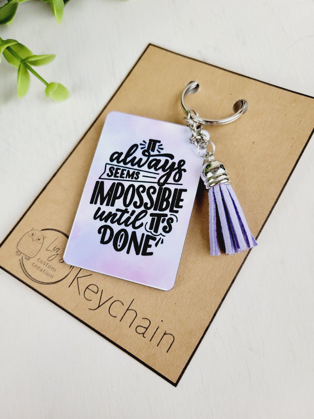 Liz's Custom Creation, Inspirational Keychains