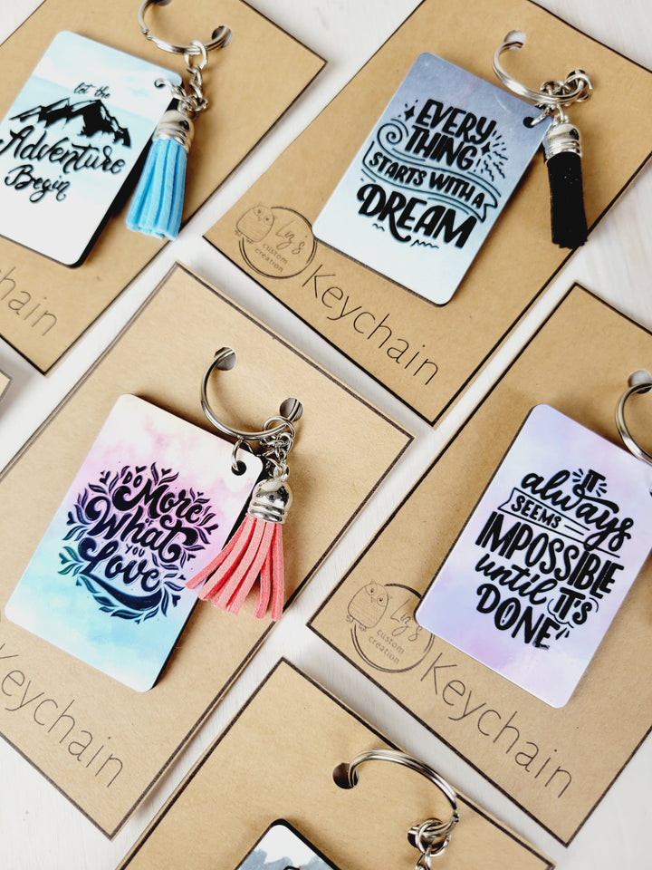 Liz's Custom Creation, Inspirational Keychains