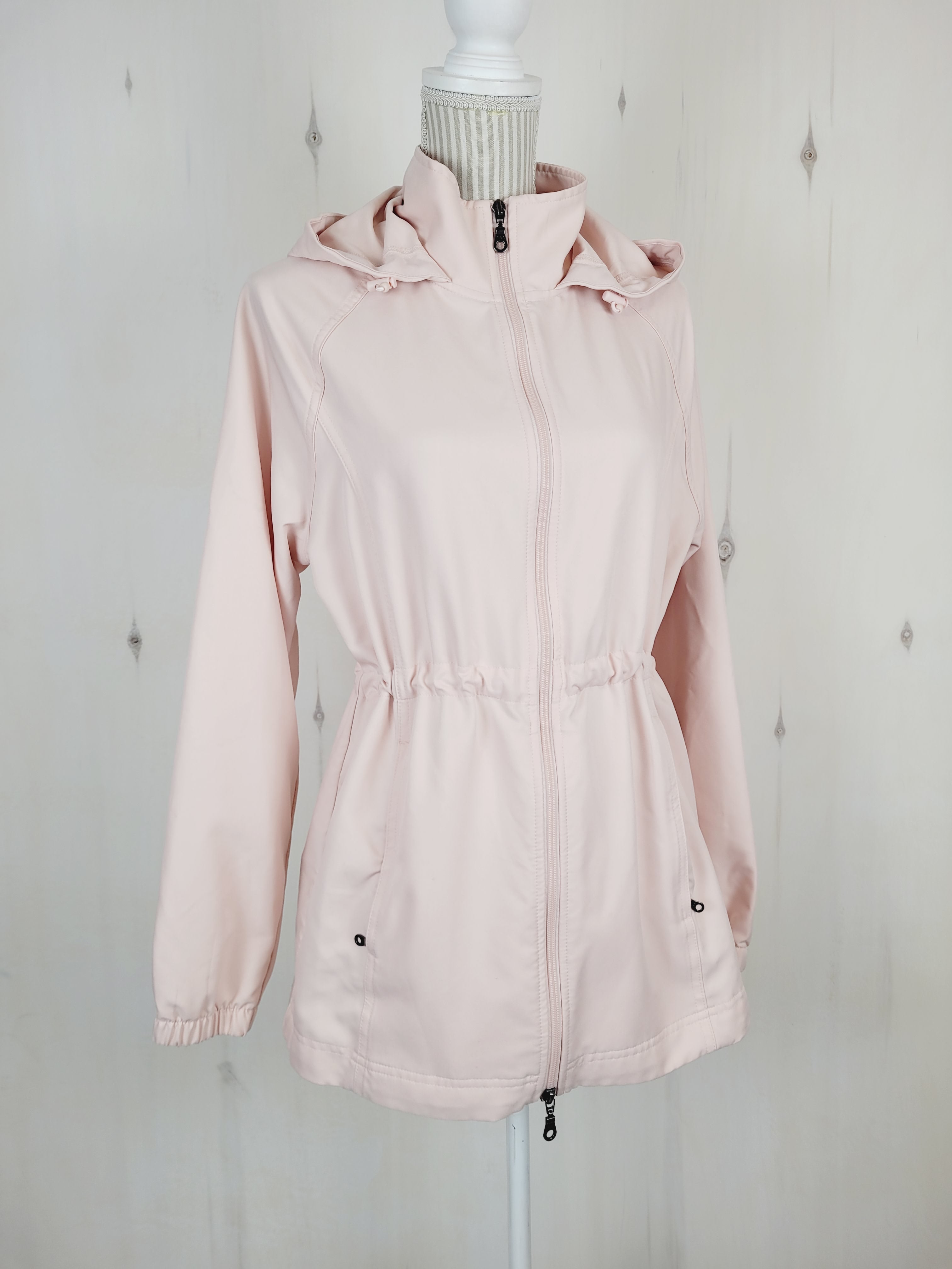 Pale pink ladies jacket best sale