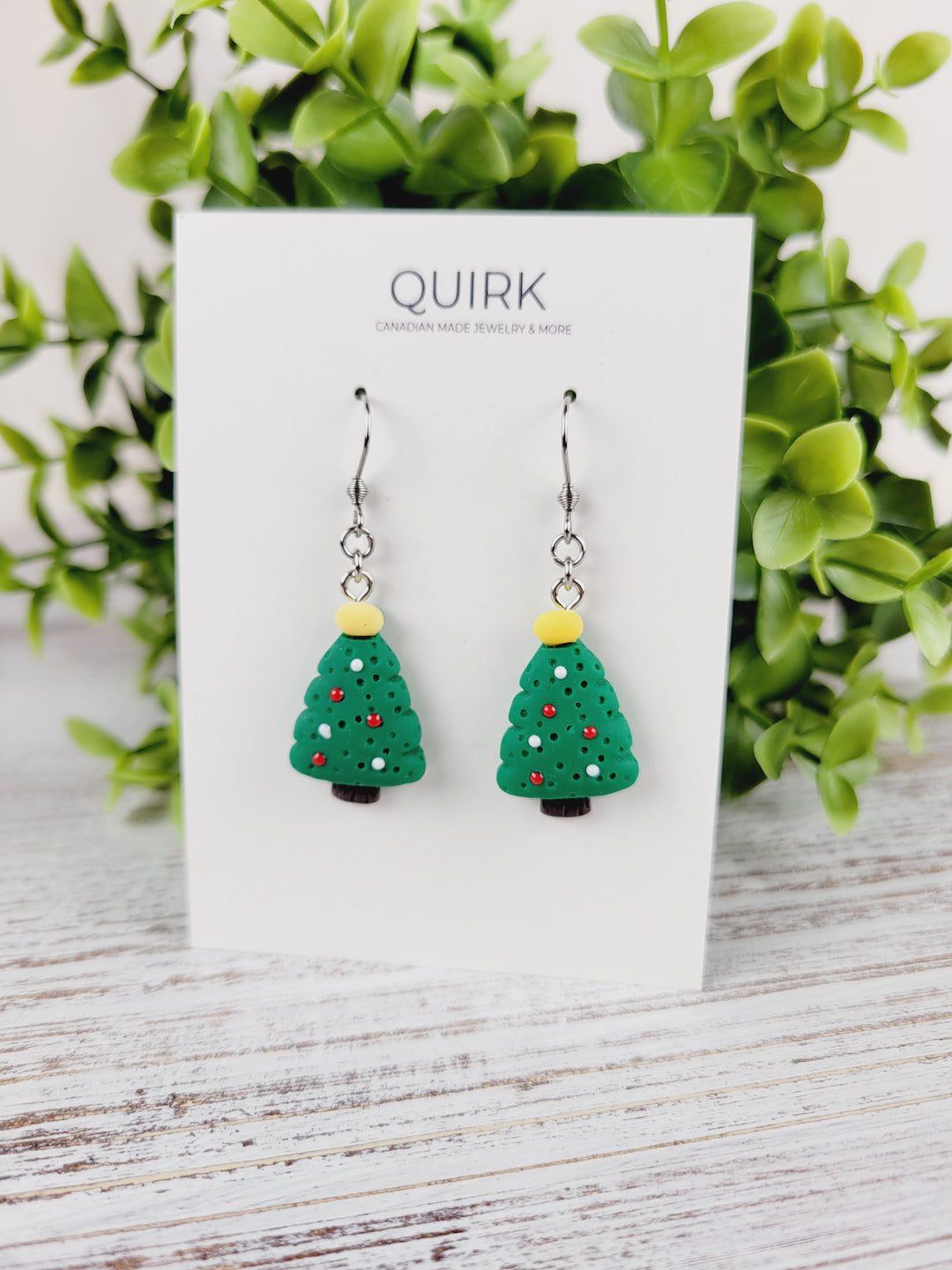 Quirk Handmade Jewelry, Holiday Dangling Earrings