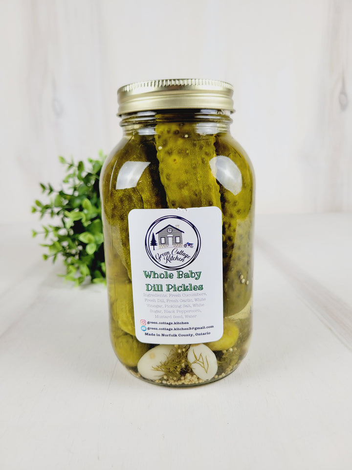 Green Cottage Kitchen, Dill Pickles (Regular, Spicy or Extra Garlic)