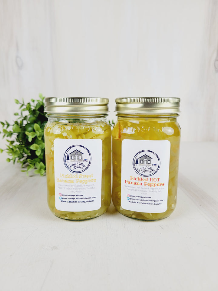 Green Cottage Kitchen, Pickled Banana Peppers