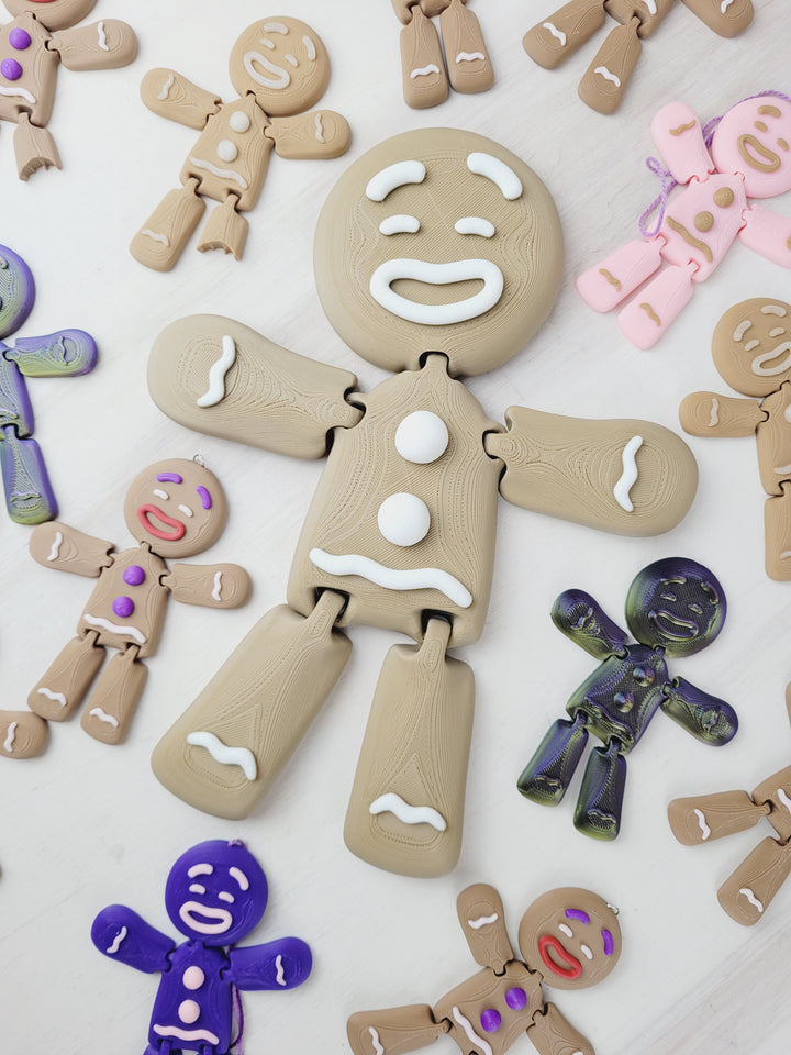 AB3D, 3D Printed Gingerbread Men (Ornaments/Decor)