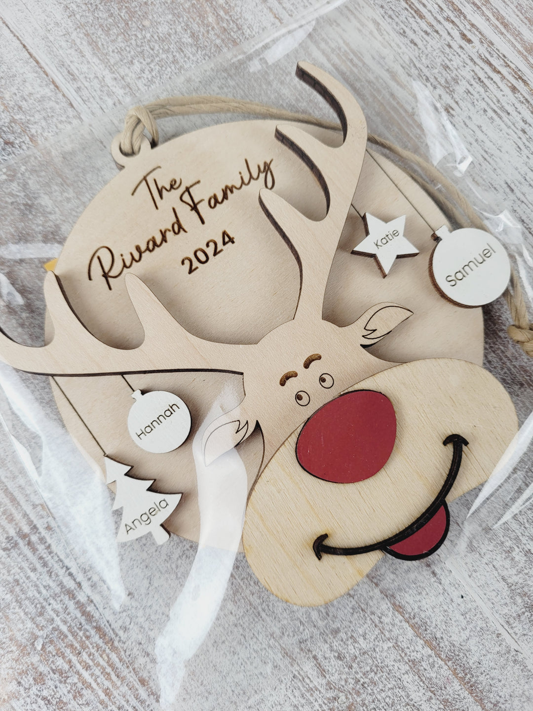 Rough Cut Dezigns, Custom Personalized Wood Ornaments