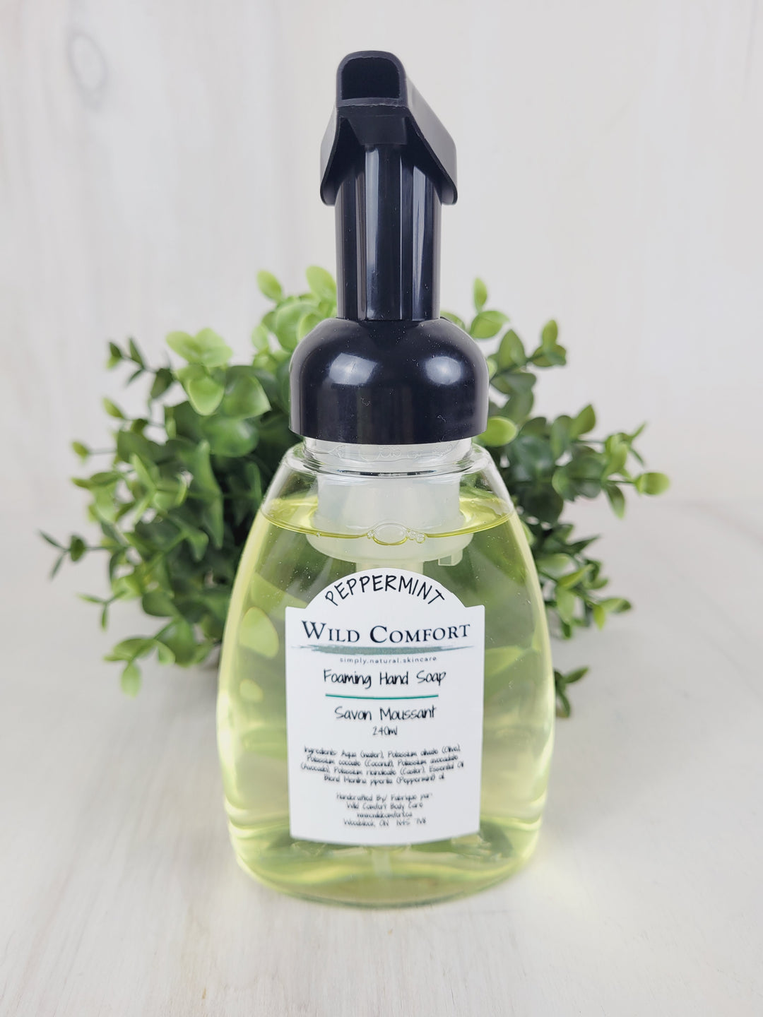 Wild Comfort Body Care, Natural Foaming Hand Soap