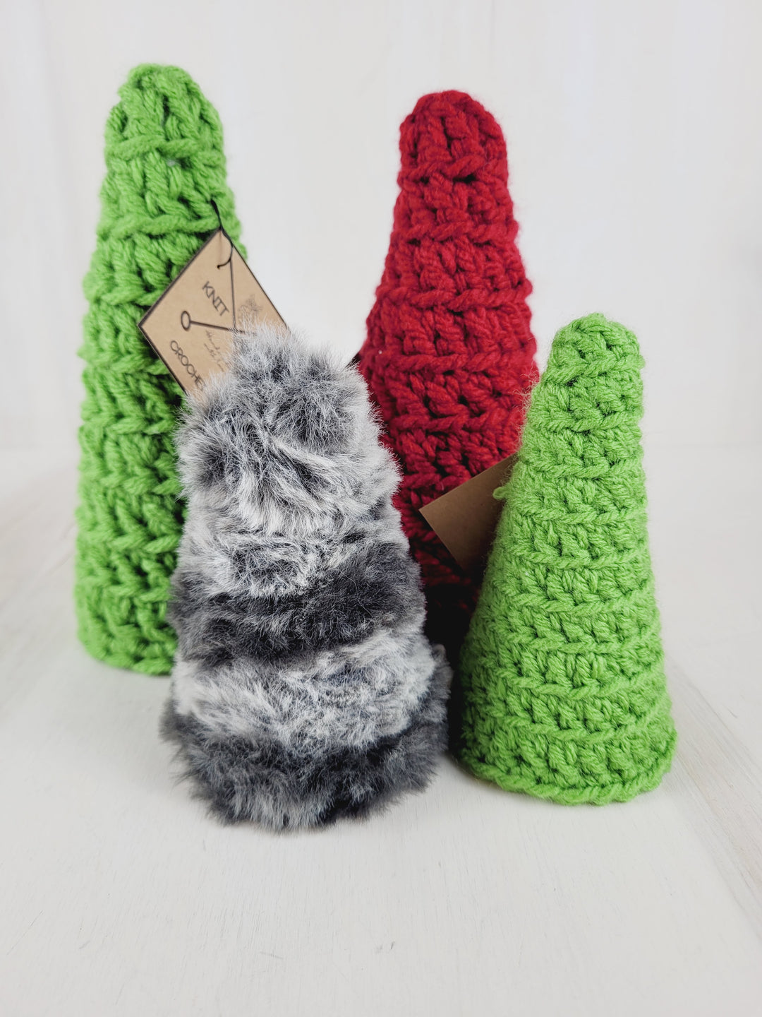 Knit Owl, Crochet Holiday Tree Decor