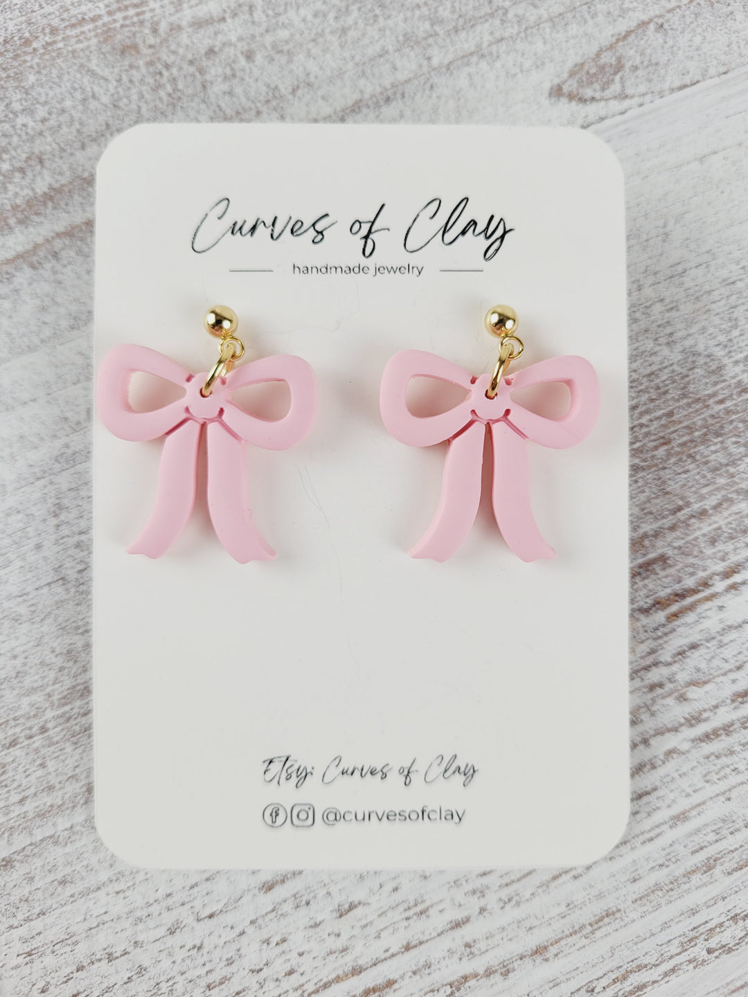 Curves of Clay, Everyday Dangle Earrings