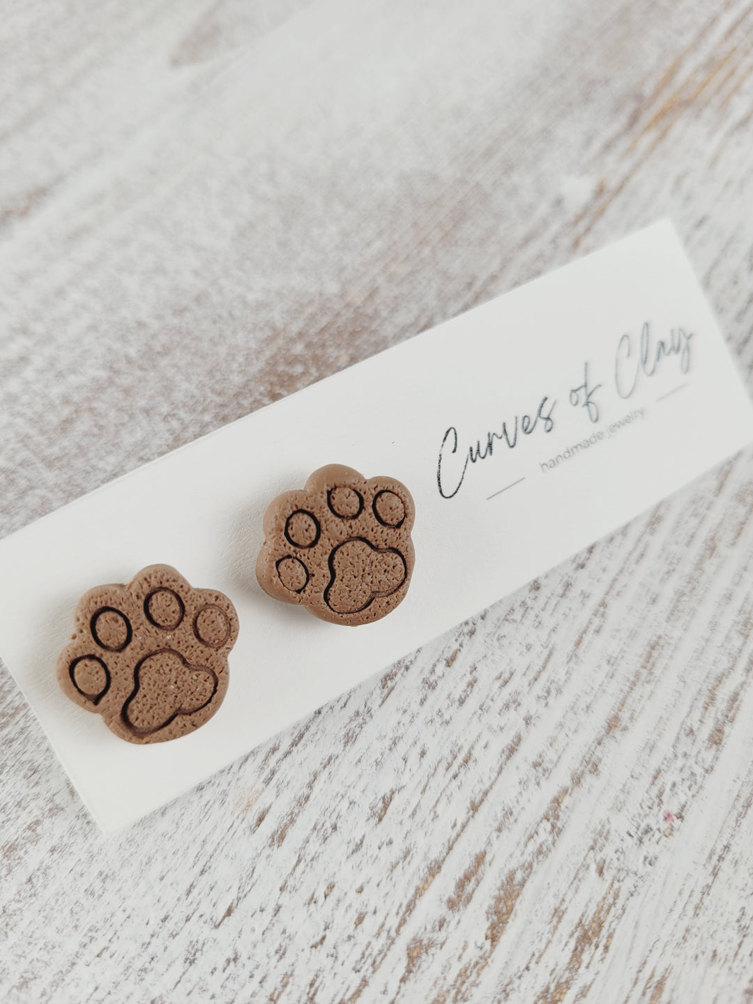 Curves of Clay, Everyday Stud Earrings